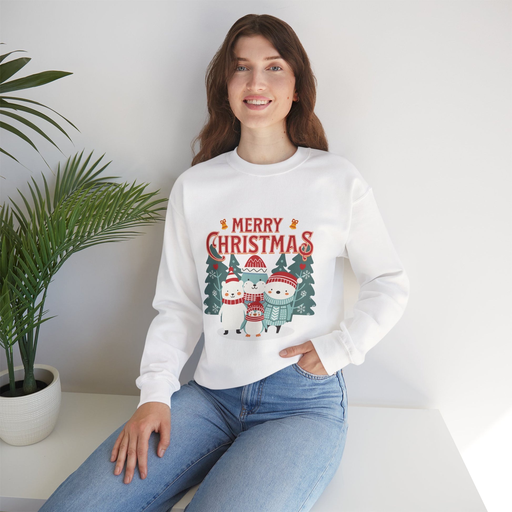 Christmas Tree Sweatshirte| Christmas Trees Sweatshirte | Holiday Trees, Festive Characters