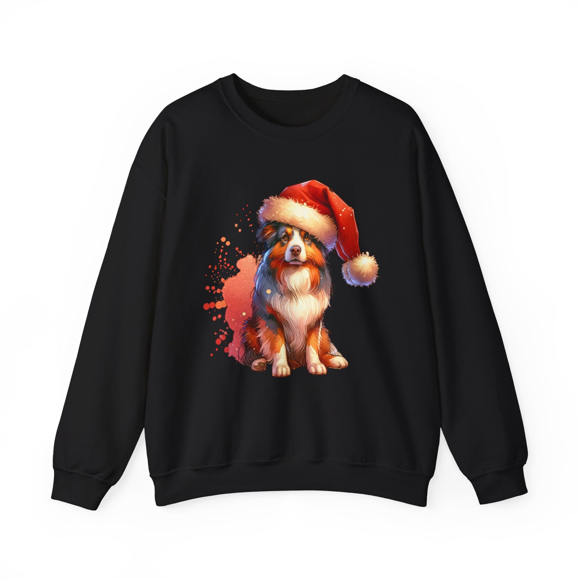 Dog shirting shirts | Dog shirte | Corgi in Santa Hat Sweatshirt | Christmas Dog Holiday Crewneck
