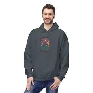 Bloom Where God Plants You Hoodie — Floral Inspirational Christian Sweatshirt