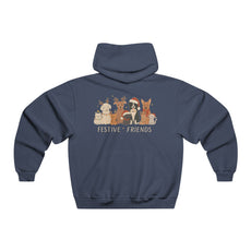 Christmas Dog Reindeer Crewneck Hoodie — Holiday Pet Lover Sweatshirt