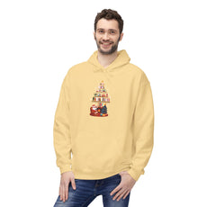 Christmas Tree of Candles Hoodie — Cozy Holiday Candlelight Sweatshirt