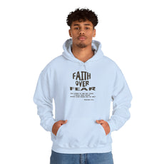 Faith Over Fear Hoodie — Christian Inspirational Pullover (Psalm 56:3)