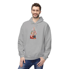 Christmas Tree of Candles Hoodie — Cozy Holiday Candlelight Sweatshirt