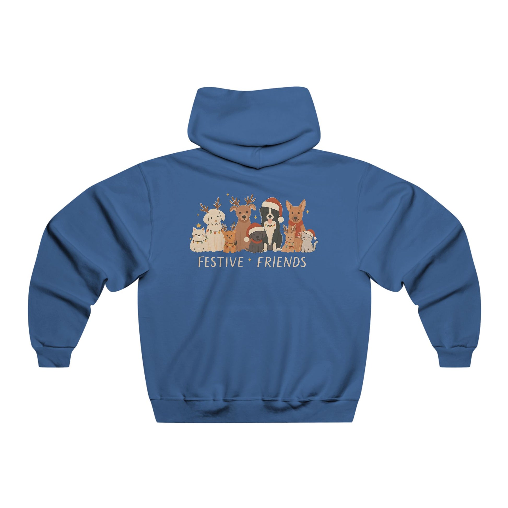 Christmas Dog Reindeer Crewneck Hoodie — Holiday Pet Lover Sweatshirt