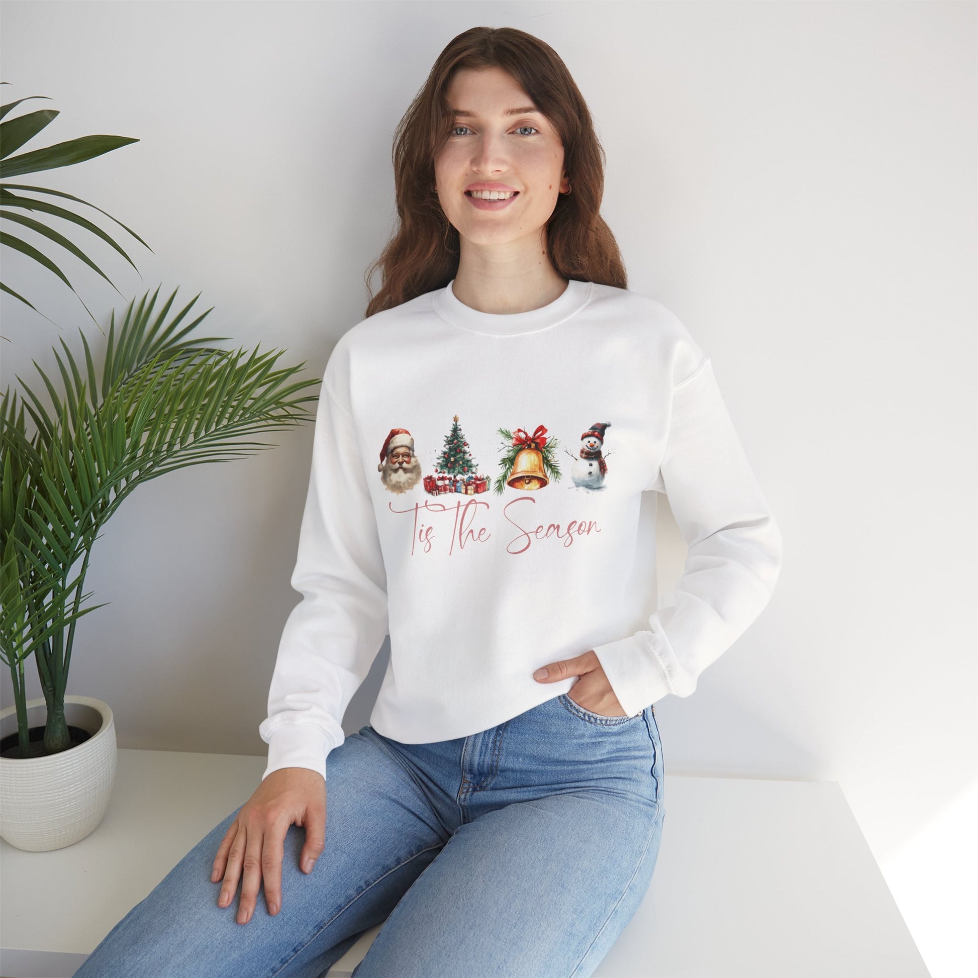 Tis the seasoning Sweatshirt | Christmas Tis The Season Sweatshirt | Sweatshirtful gift for her | Holidays christmas sweatshirt