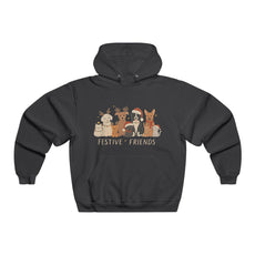 Christmas Dog Reindeer Crewneck Hoodie — Holiday Pet Lover Sweatshirt