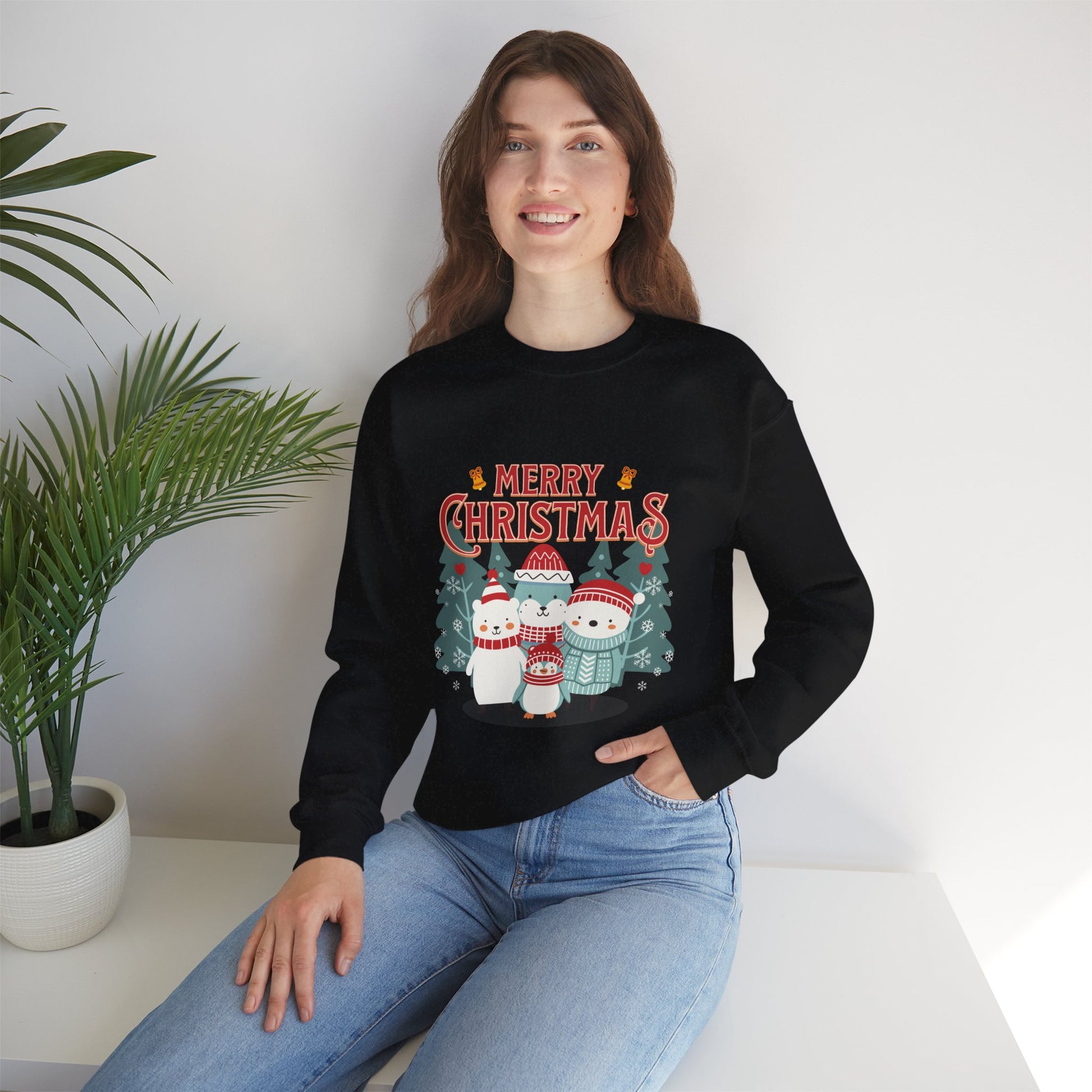 Christmas Tree Sweatshirte| Christmas Trees Sweatshirte | Holiday Trees, Festive Characters