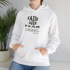 Faith Over Fear Hoodie — Christian Inspirational Pullover (Psalm 56:3)