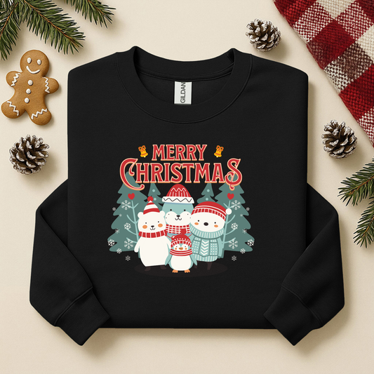 Christmas Tree Sweatshirte| Christmas Trees Sweatshirte | Holiday Trees, Festive Characters