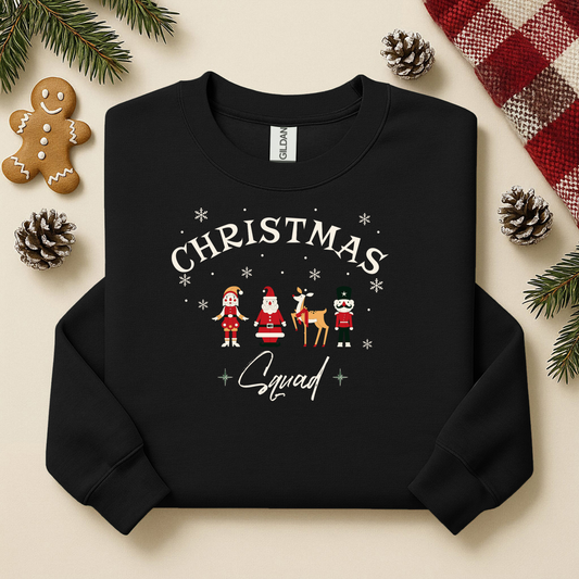 Christmas Squad Sweatsh irt, Family Christmas 2025 Sweatshi rt, Holiday Group  S weatshirt