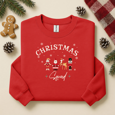 Christmas Squad Sweatsh irt, Family Christmas 2025 Sweatshi rt, Holiday Group  S weatshirt