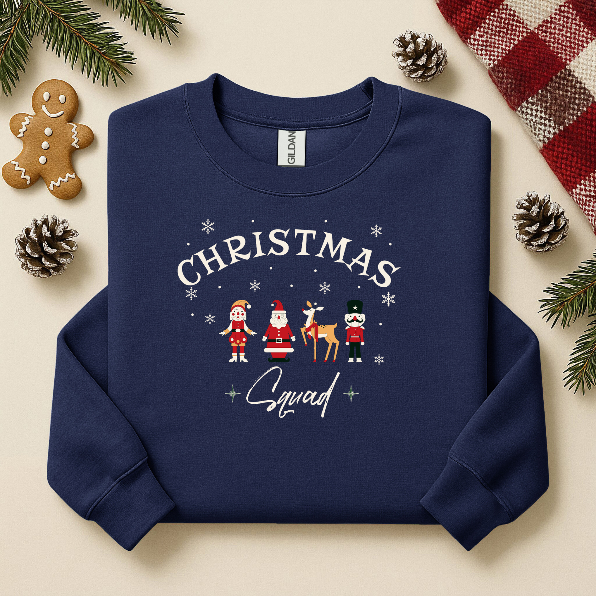 Christmas Squad Sweatsh irt, Family Christmas 2025 Sweatshi rt, Holiday Group  S weatshirt