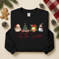 Tis the seasoning Sweatshirt | Christmas Tis The Season Sweatshirt | Sweatshirtful gift for her | Holidays christmas sweatshirt