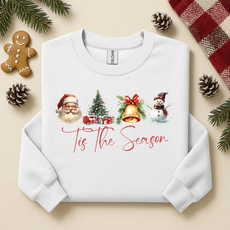 Tis the seasoning Sweatshirt | Christmas Tis The Season Sweatshirt | Sweatshirtful gift for her | Holidays christmas sweatshirt