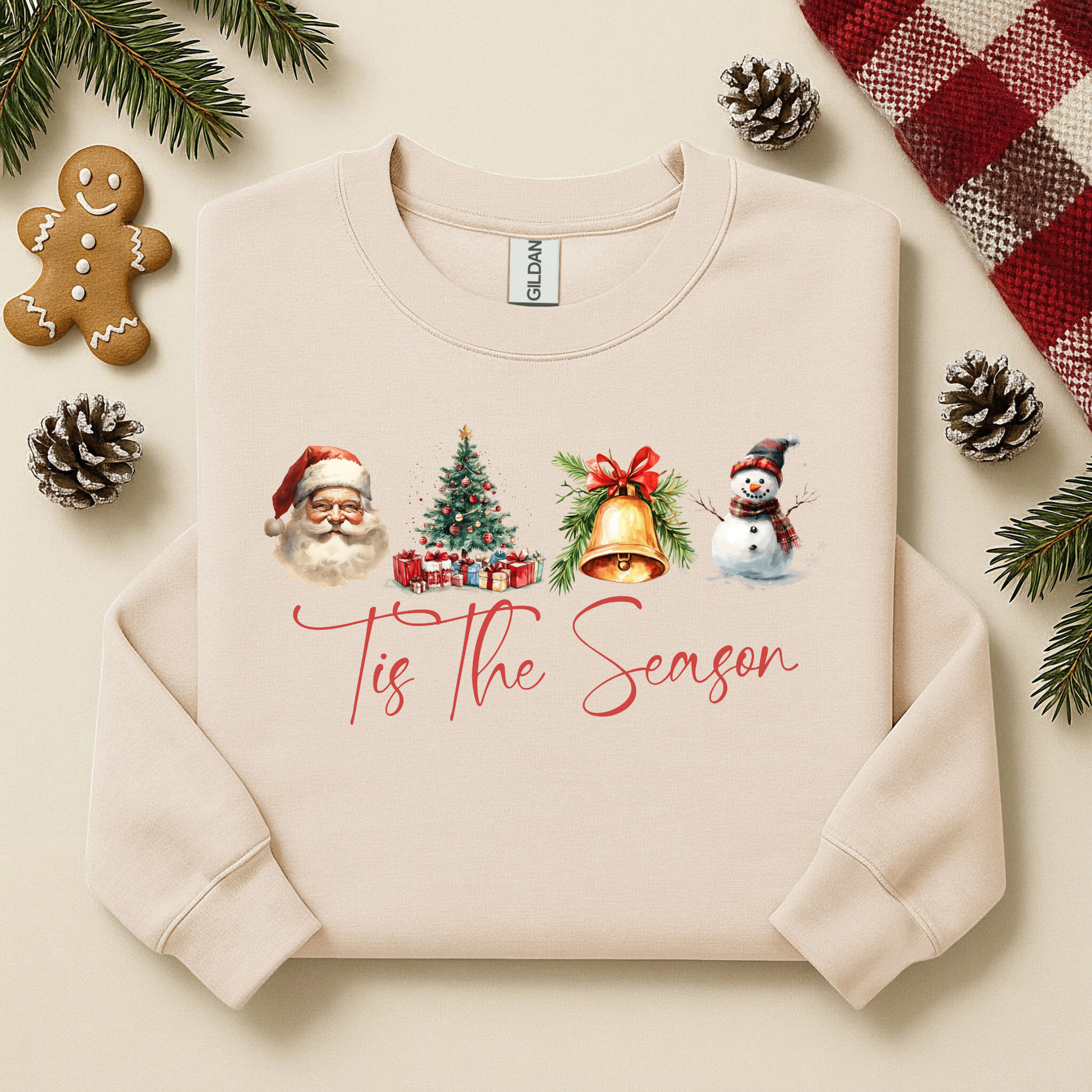 Tis the seasoning Sweatshirt | Christmas Tis The Season Sweatshirt | Sweatshirtful gift for her | Holidays christmas sweatshirt