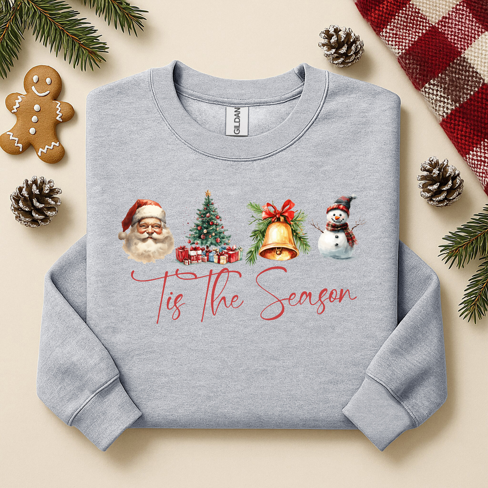 Tis the seasoning Sweatshirt | Christmas Tis The Season Sweatshirt | Sweatshirtful gift for her | Holidays christmas sweatshirt