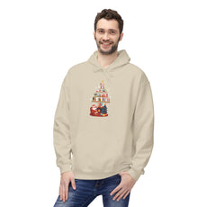 Christmas Tree of Candles Hoodie — Cozy Holiday Candlelight Sweatshirt