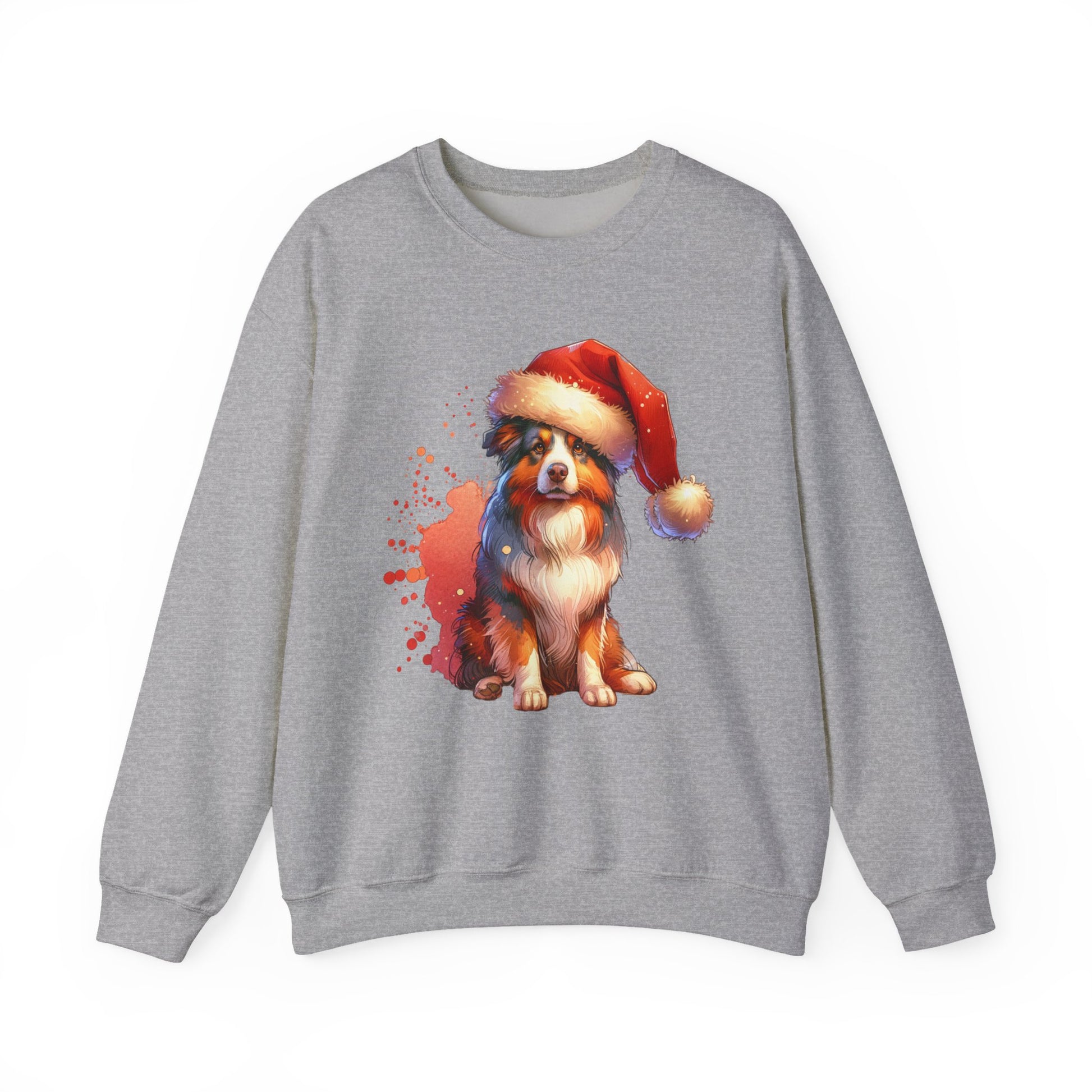 Dog shirting shirts | Dog shirte | Corgi in Santa Hat Sweatshirt | Christmas Dog Holiday Crewneck