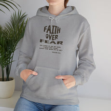 Faith Over Fear Hoodie — Christian Inspirational Pullover (Psalm 56:3)