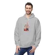 Christmas Tree of Candles Hoodie — Cozy Holiday Candlelight Sweatshirt